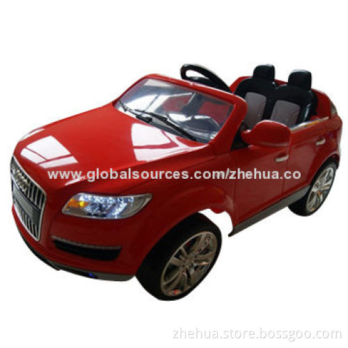 2014 Newest kids Ride on 12V Audi Q7 Licesned Electric R/C Ride-on Car with 2 motors, CE approval